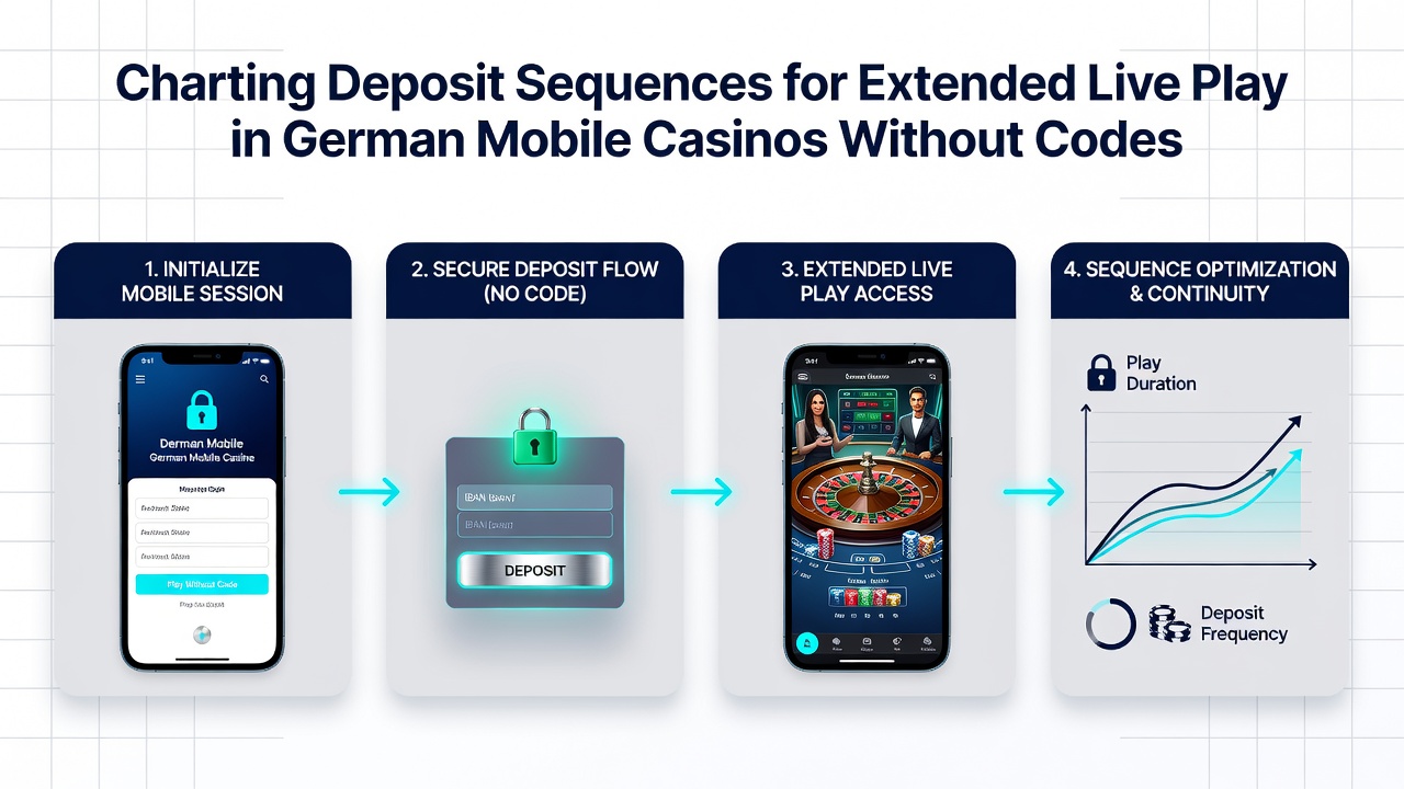 Diagramm zeigt Einzahlungssequenzen und deren Einfluss auf Live-Tisch-Sessions in mobilen Casinos