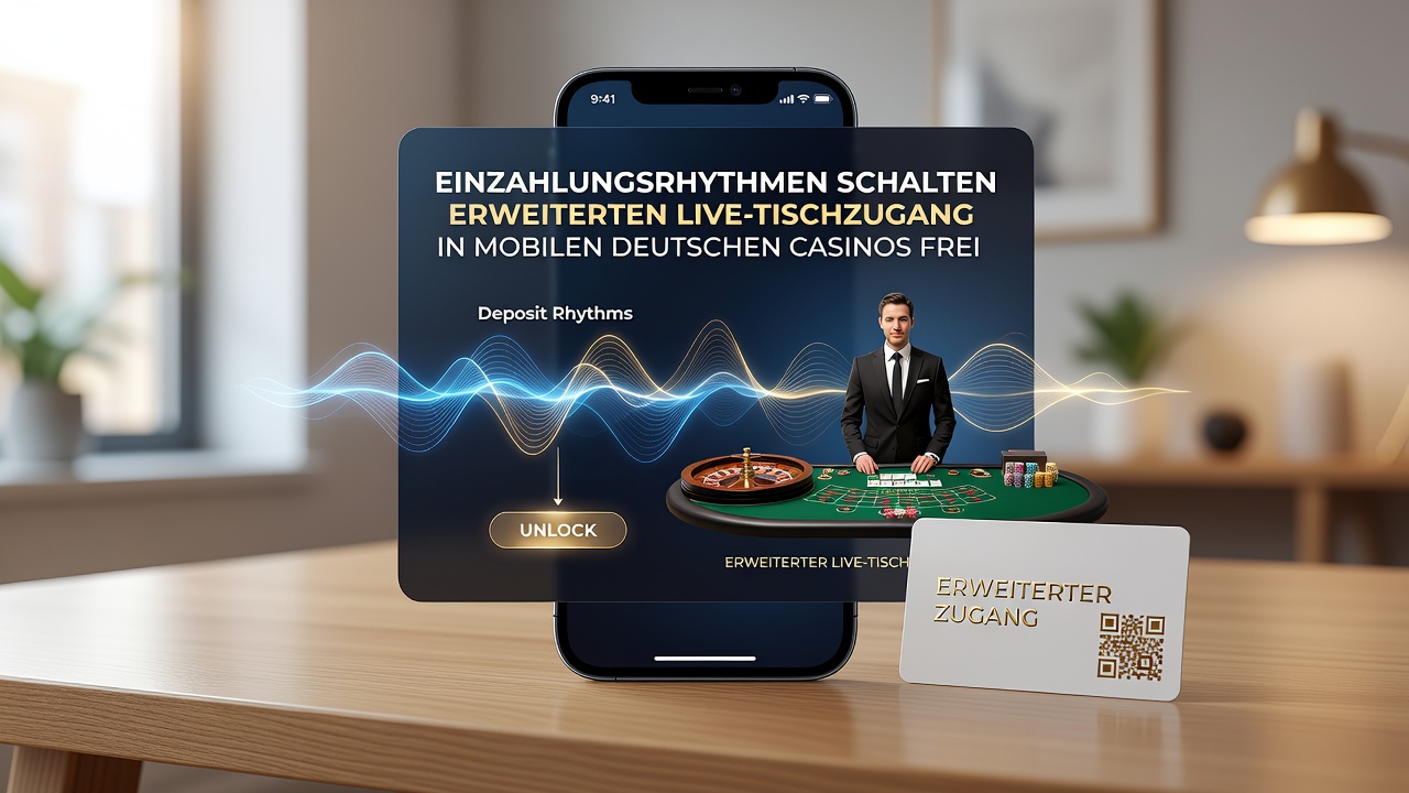 Darstellung von Live-Tisch-Interfaces mit erweiterten Zugangsfenstern durch Einzahlungsrhythmen
