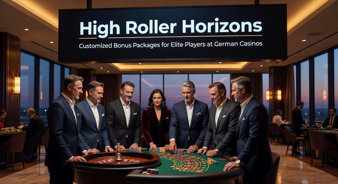 Elite-Spieler genießen personalisierte Bonus-Angebote in einem modernen deutschen Online-Casino, mit Grafiken von High-Stakes-Tischen und exklusiven Belohnungen