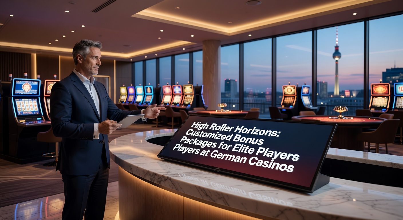 Detaillierte Darstellung eines VIP-Bonus-Pakets mit Cashback, Freispielen und exklusiven High-Roller-Vorteilen auf einem deutschen Casino-Dashboard