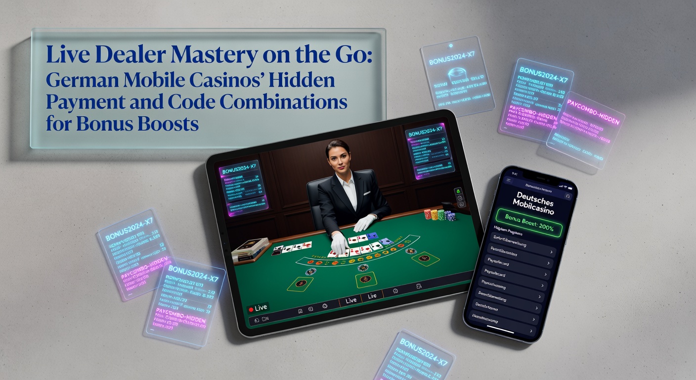 Smartphone mit Live-Dealer-Roulette-Tisch und Bonus-Code-Eingabe in einem deutschen Mobile-Casino