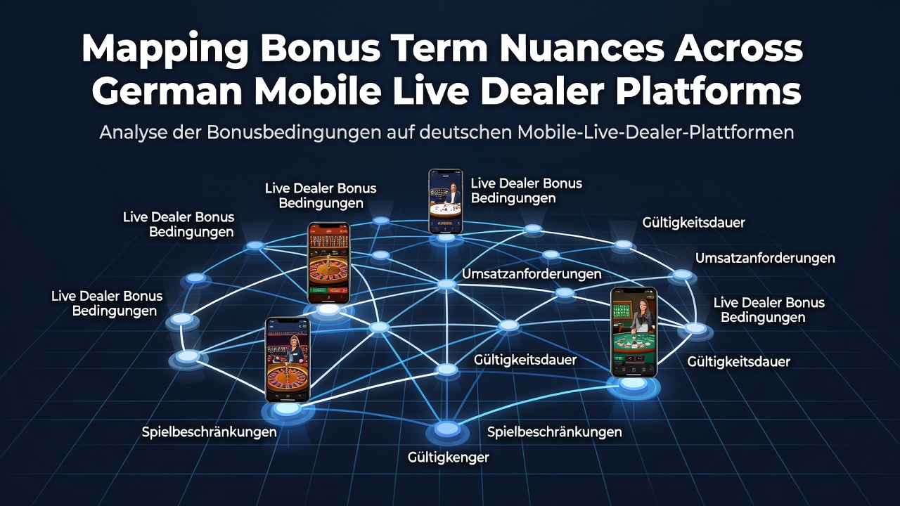 Übersicht über Bonusbedingungen auf deutschen mobilen Live-Dealer-Plattformen