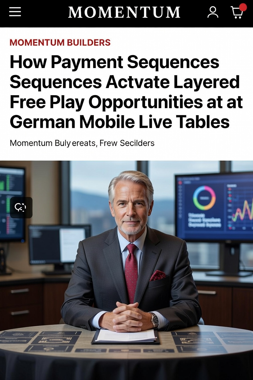 Darstellung von Zahlungssequenzen die Freispielchancen an mobilen Live-Tischen in Deutschland aktivieren