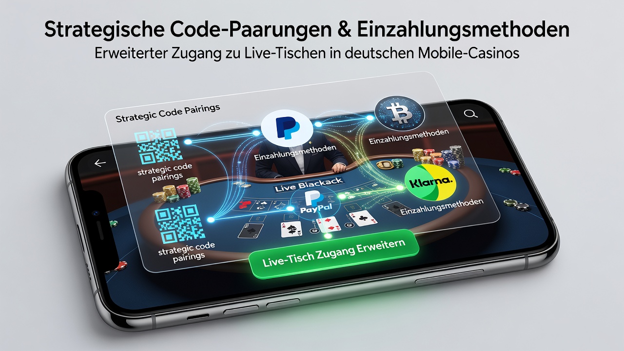 Zahlungsmethoden und Code-Pairings für erweiterte Live-Tisch-Sitzungen
